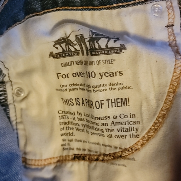 Levi 550 Relaxed Fit Jeans Sz 50x30 - Picture 5 of 11